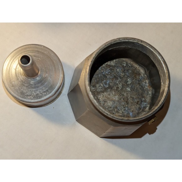 Vintage Antique Moka Espresso Maker Made in Italy by Express 16 Ounce - Picture 6 of 10